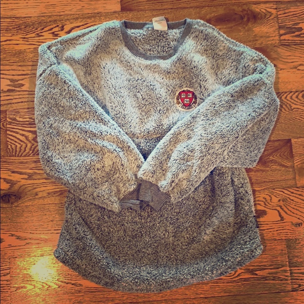 Comfy Harvard Crew Neck Sweater